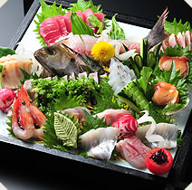 旬の鮮魚　お造りグレードアップ