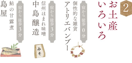 お土産いろいろ