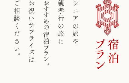 宿泊プラン